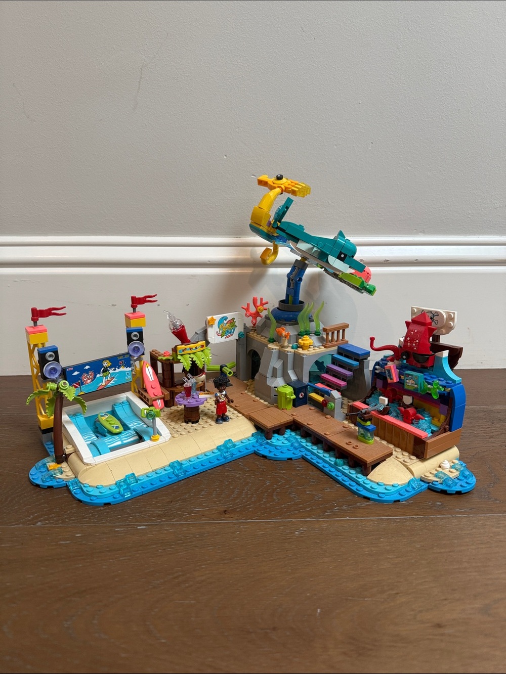 LEGO FRIENDS Seaside Amusement Pier Playset - Blue, Yellow, Teal, Red